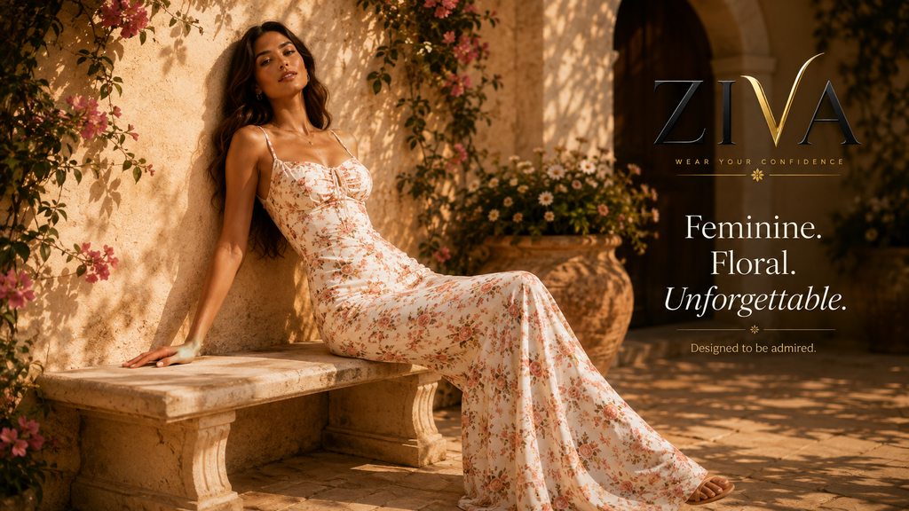 Roselle Floral Gown | Bloom with Grace. Shine with Confidence. (S)