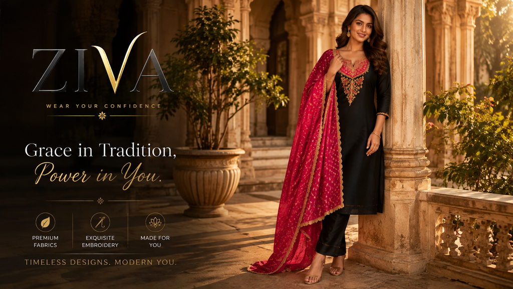 Noor-e-Gul Set |  Where floral grace meets timeless elegance. (S)